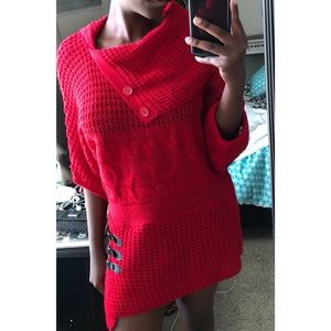Red Knitted Sweater